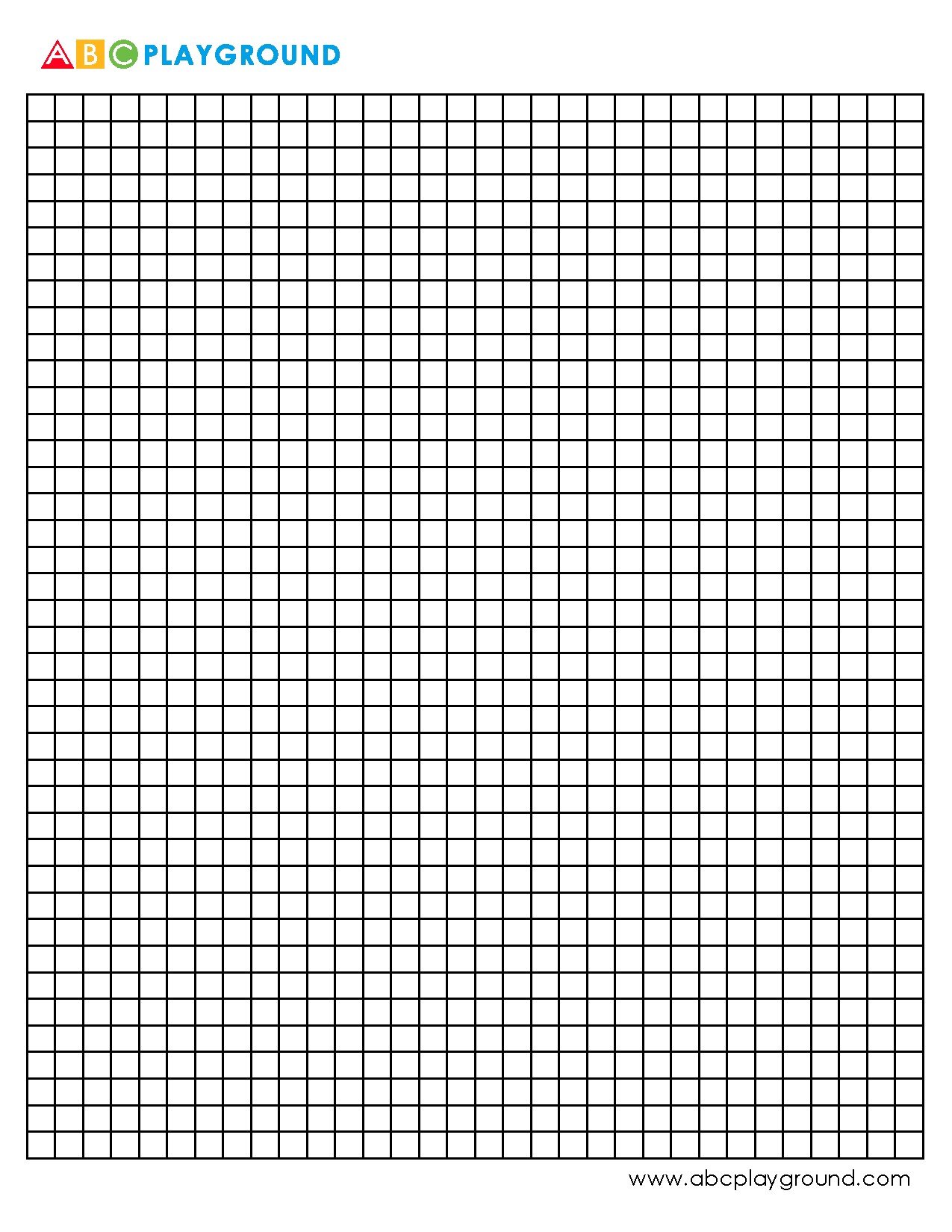 Printable Graph Paper for Math and Measurement Activities