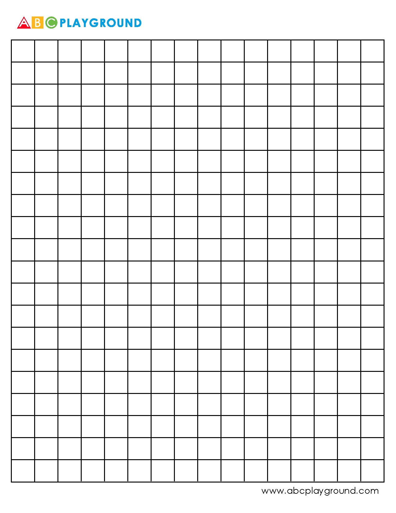 Printable Blank Graph Paper for Math and Drawing Activities