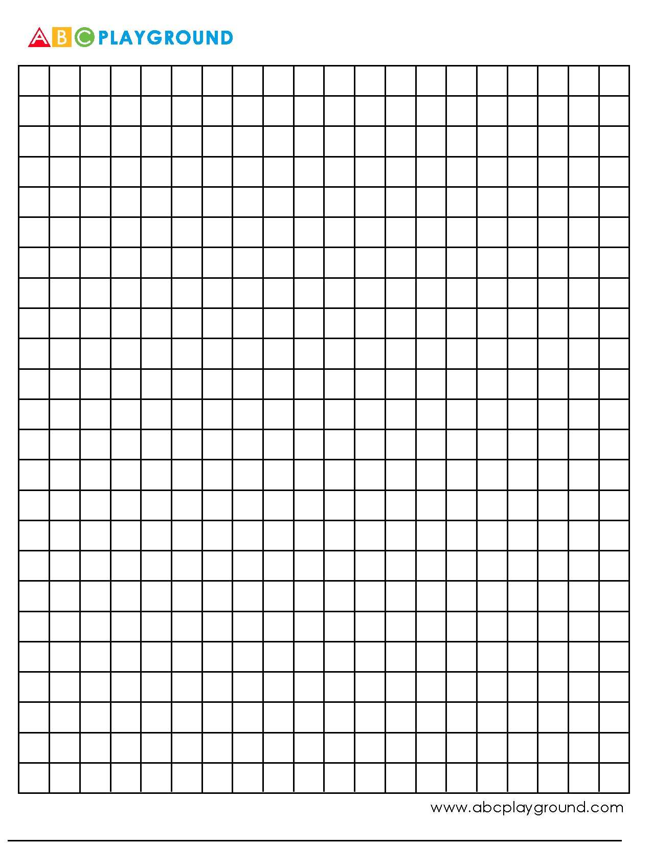Blank Graph Paper for Drawing and Math Activities