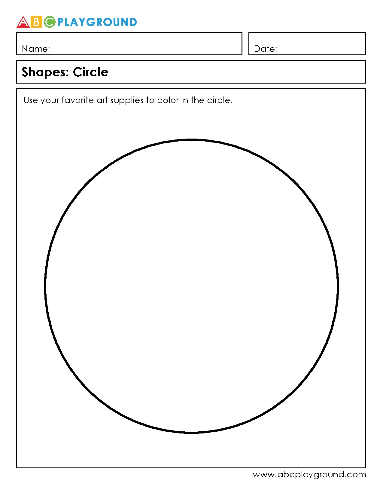 Color and Identify Circles with Fun Art Activities